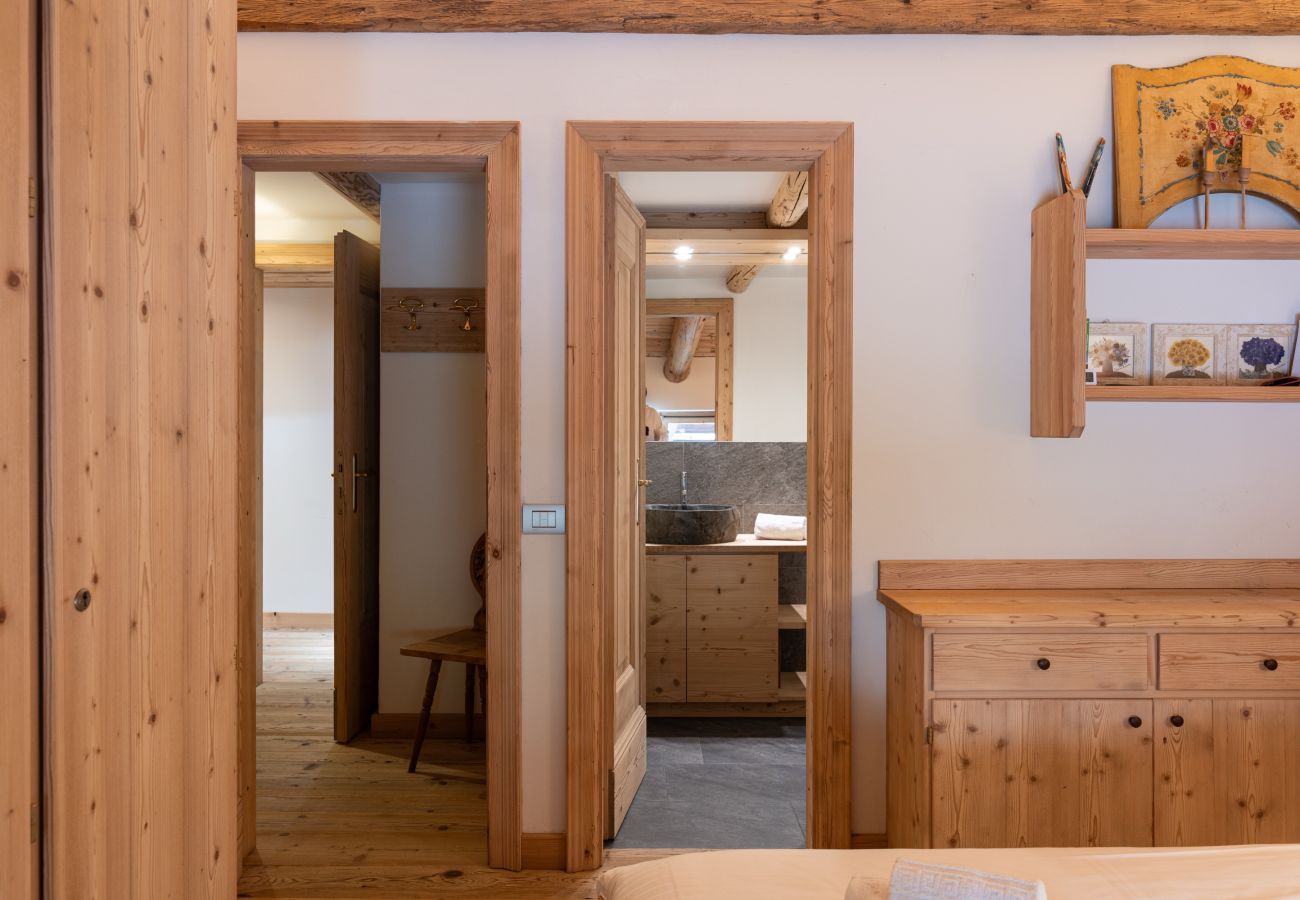 Appartamento a Cortina d´Ampezzo - Casa Verocip, una mansarda panoramica vista Dolomiti