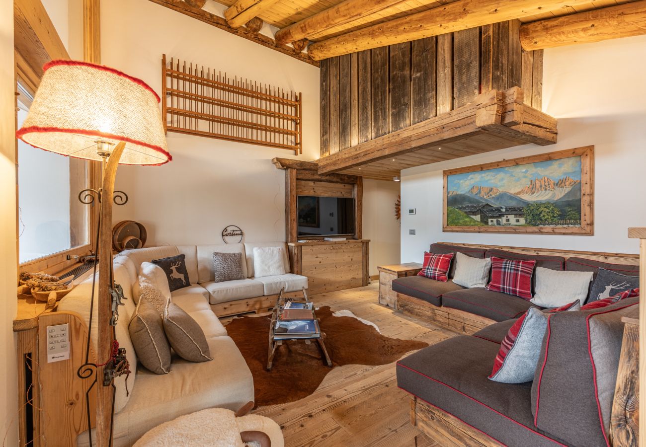 Appartamento a Cortina d´Ampezzo - Casa Verocip, una mansarda panoramica vista Dolomiti