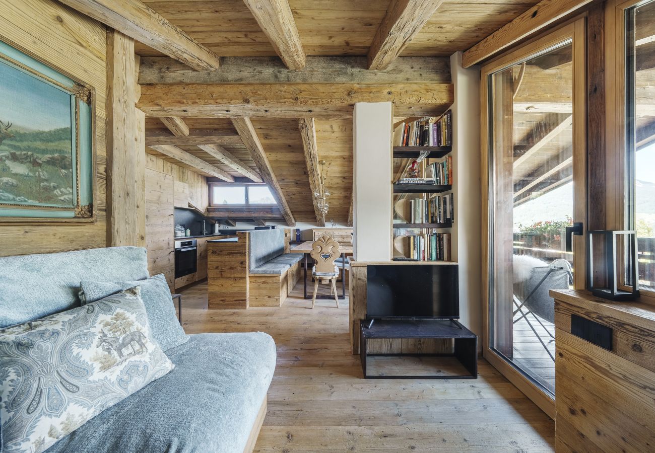 Appartamento a Cortina d´Ampezzo - Casa Villa Diana, sulle piste da sci con balcone panoramico