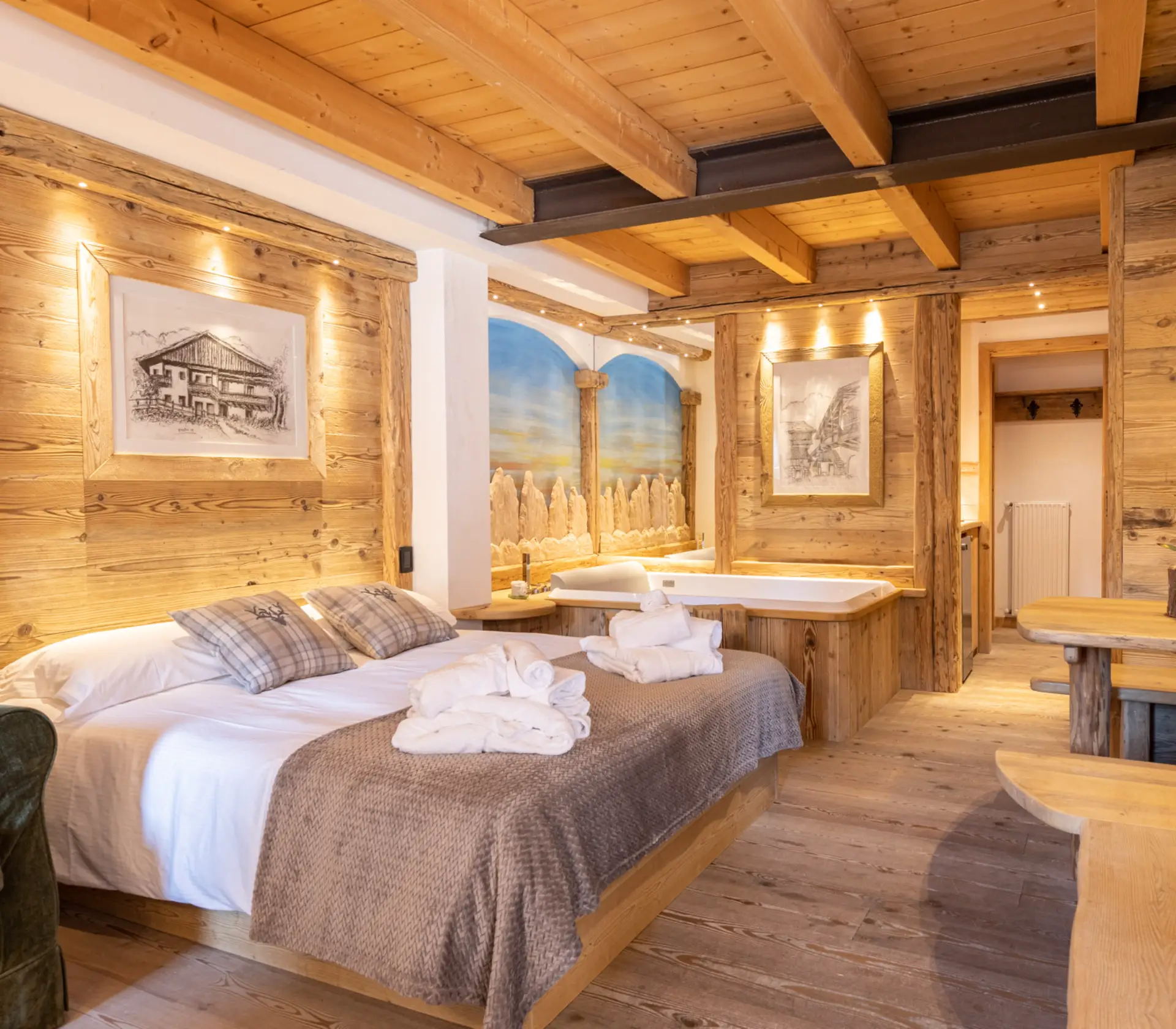 Holiday apartment with wellness and Dolomite view - Ciandolada Wellness