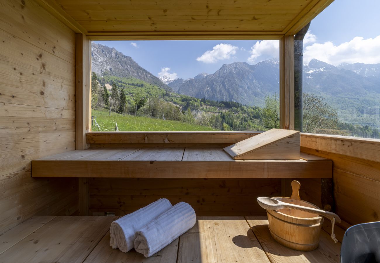 Chalet in Chies d´Alpago - Casera Moda Luxury Chalet mit Sauna
