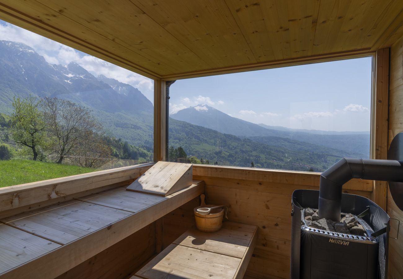 Chalet in Chies d´Alpago - Casera Moda Luxury Chalet mit Sauna