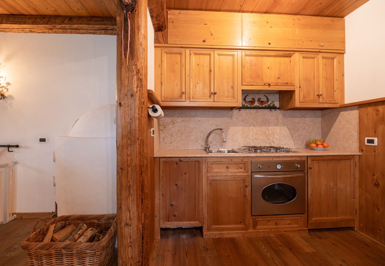 Ferienwohnung in San Vito di Cadore - Casa Belvedere 1  with Dolomites view