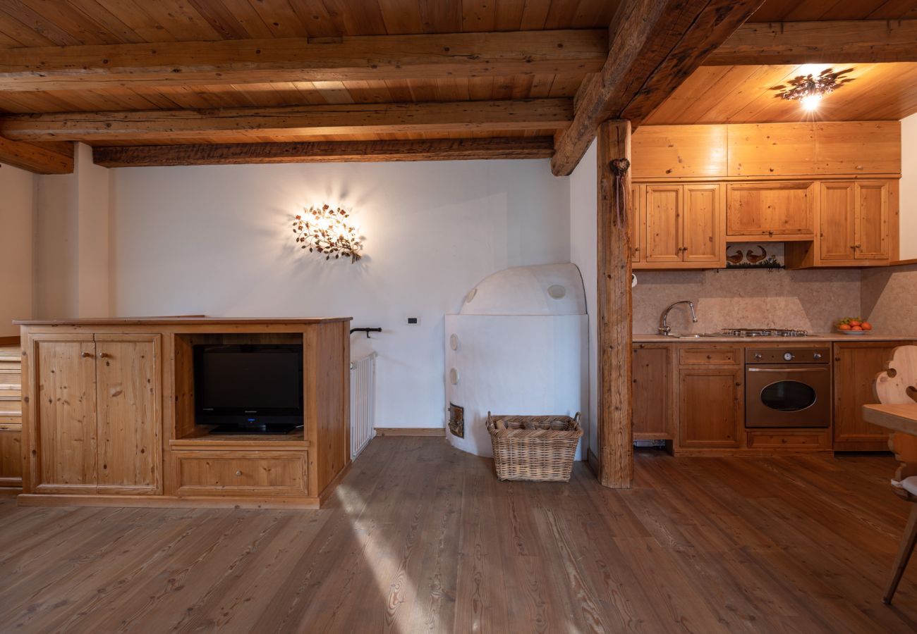 Ferienwohnung in San Vito di Cadore - Casa Belvedere 1  with Dolomites view