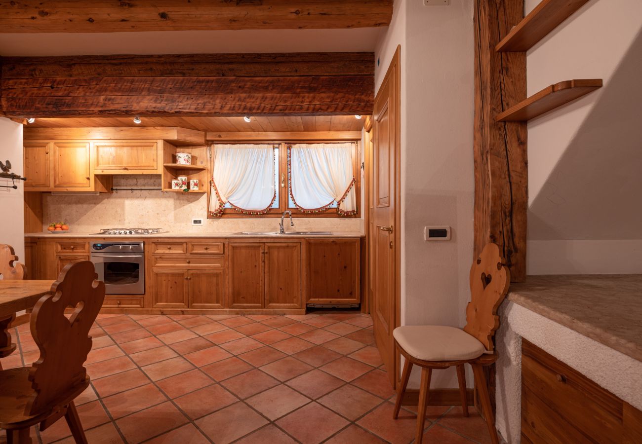 Ferienwohnung in San Vito di Cadore - Casa Belvedere 1  with Dolomites view