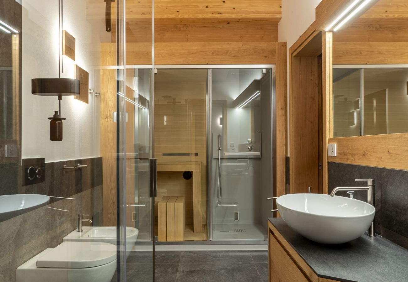 Ferienwohnung in Chies d´Alpago - Casera Cal De Mez Sora - Wellness Chalet