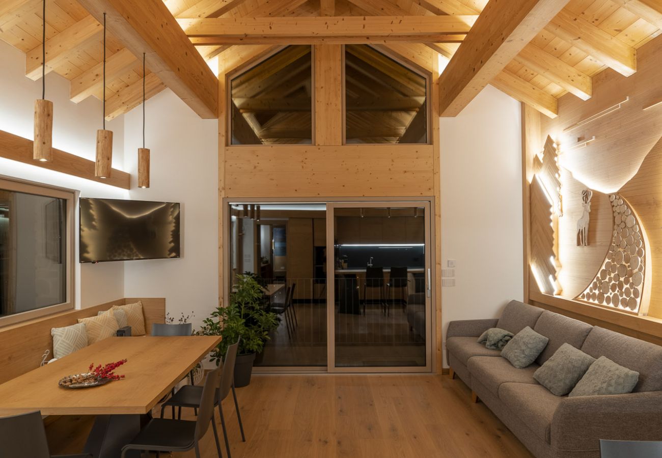 Ferienwohnung in Chies d´Alpago - Casera Cal De Mez Sora - Wellness Chalet