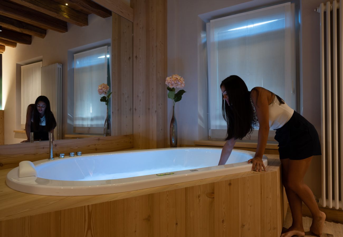 Zimmeranmietung in Lamosano -  TEVERONE SUITES & WELLNESS - Camera Civetta
