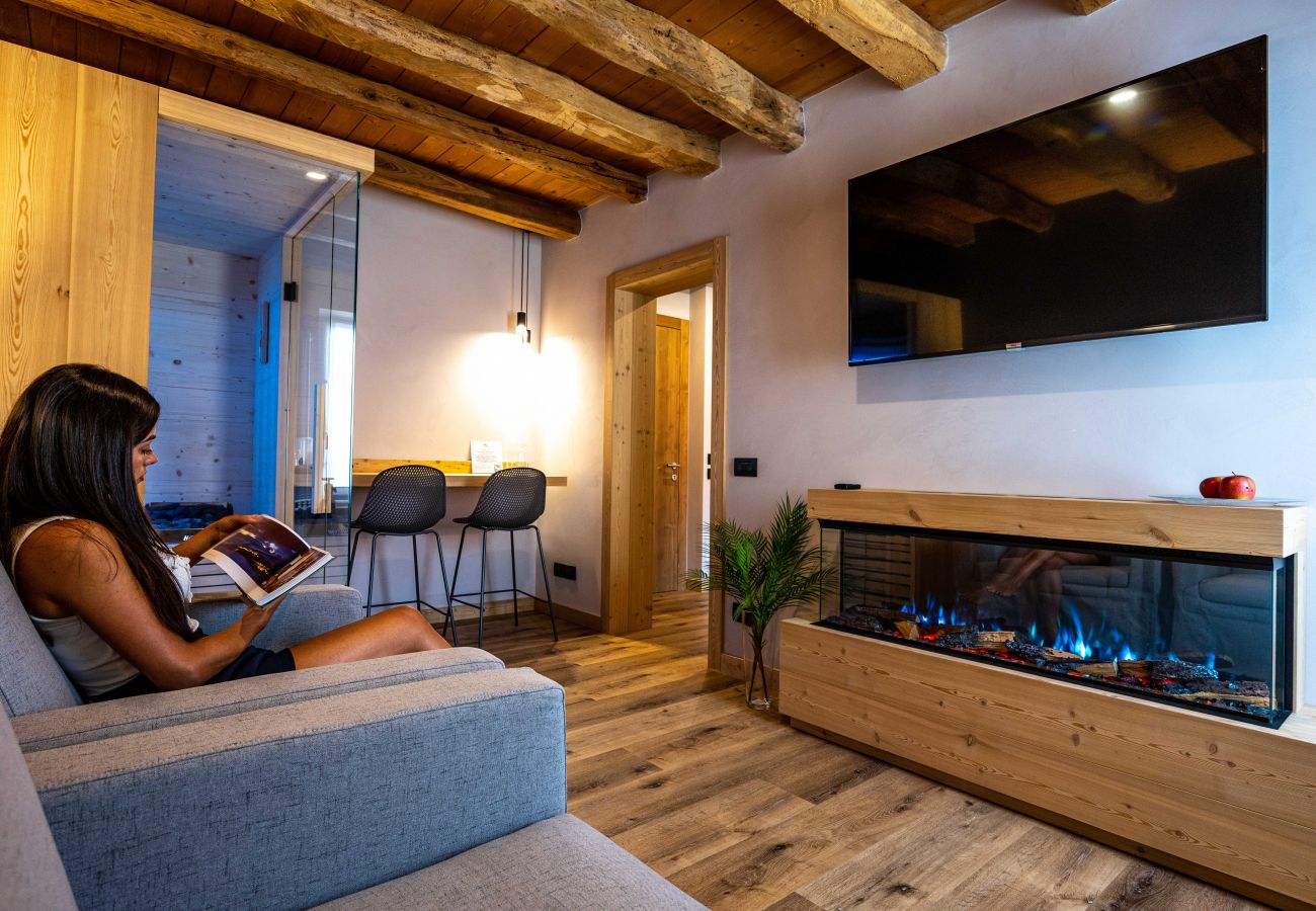 Zimmeranmietung in Lamosano -  TEVERONE SUITES & WELLNESS - Camera Civetta