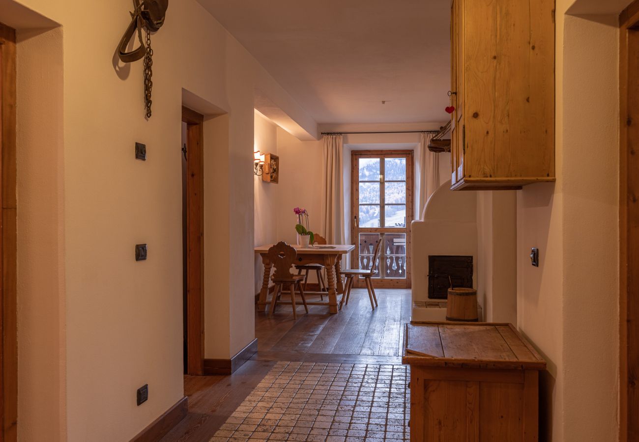 Ferienwohnung in Cortina d´Ampezzo - Casa Da l'Oio mit Balkon und Dolomitensicht