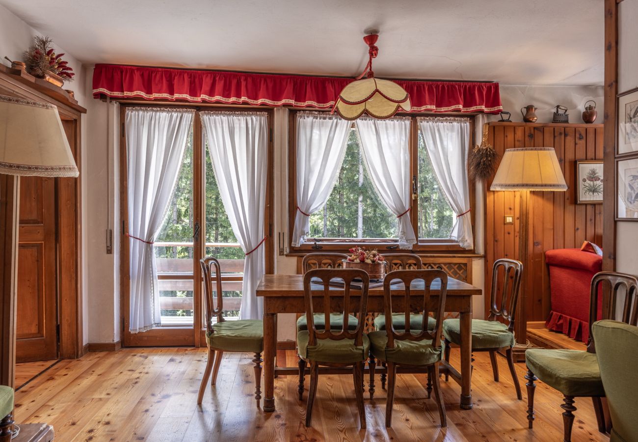 Ferienwohnung in Cortina d´Ampezzo - Ca' del Molin, große Wohnung mit Balkon und Garage