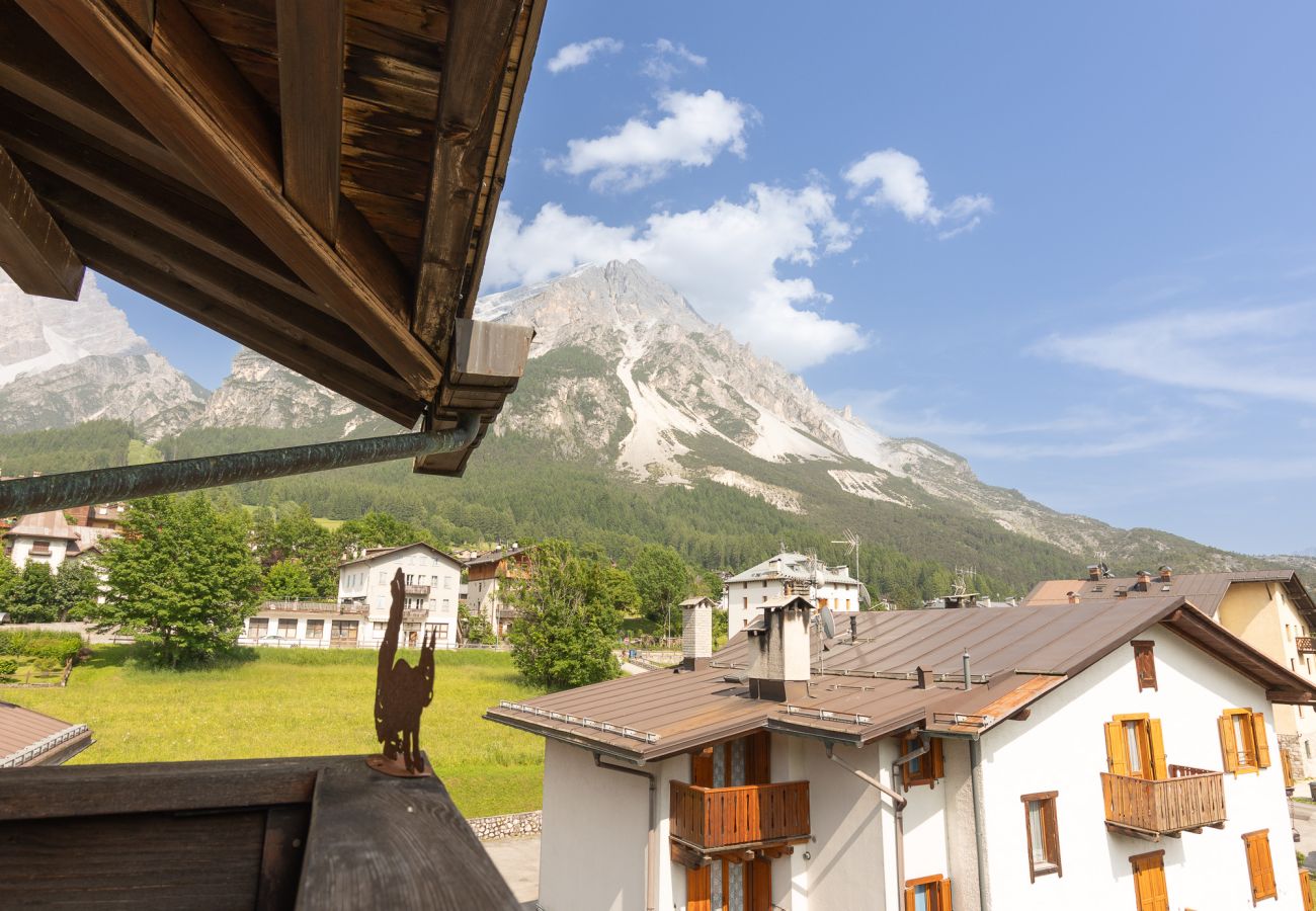 Ferienwohnung in San Vito di Cadore - Casa Scoiattolo, mit Panoramabalkon