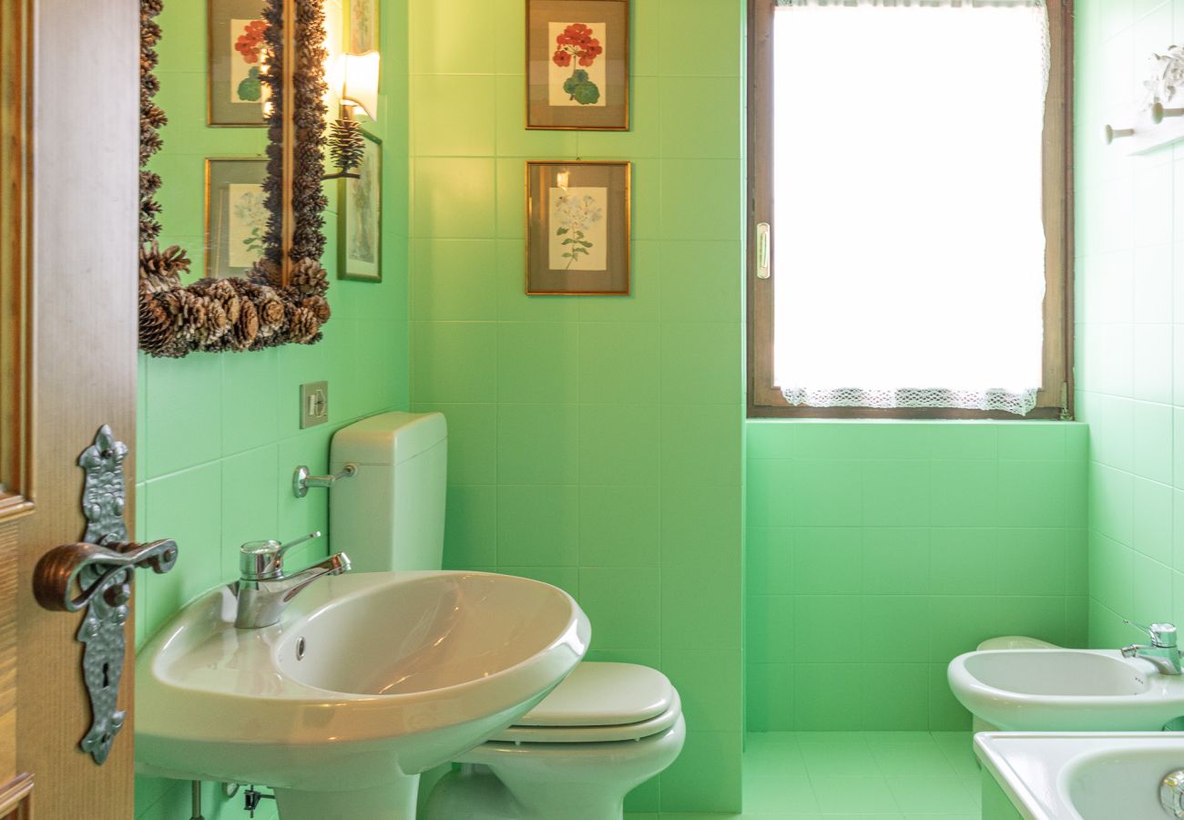 Ferienwohnung in San Vito di Cadore - Casa Scoiattolo, mit Panoramabalkon