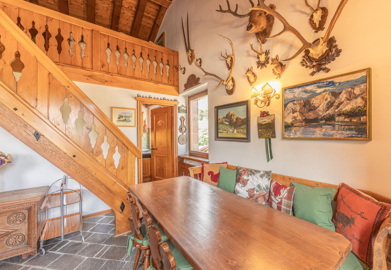 Ferienwohnung in San Vito di Cadore - Casa Scoiattolo, mit Panoramabalkon