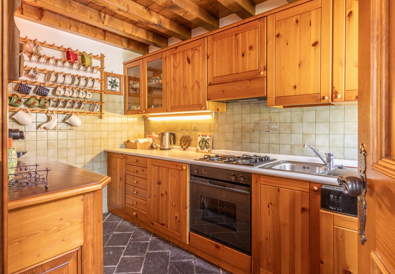 Ferienwohnung in San Vito di Cadore - Casa Scoiattolo, mit Panoramabalkon