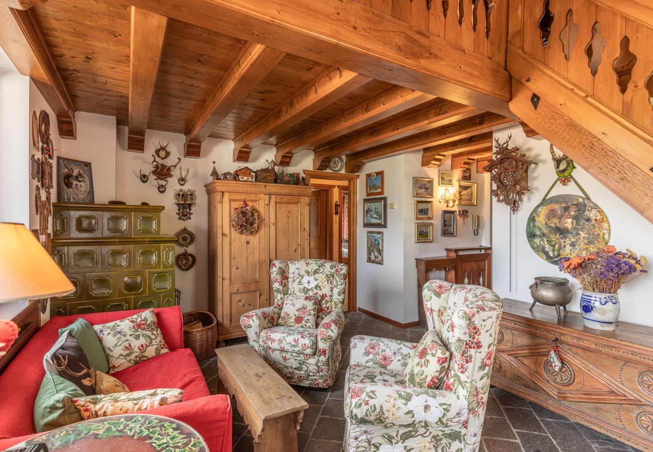 Ferienwohnung in San Vito di Cadore - Casa Scoiattolo, mit Panoramabalkon