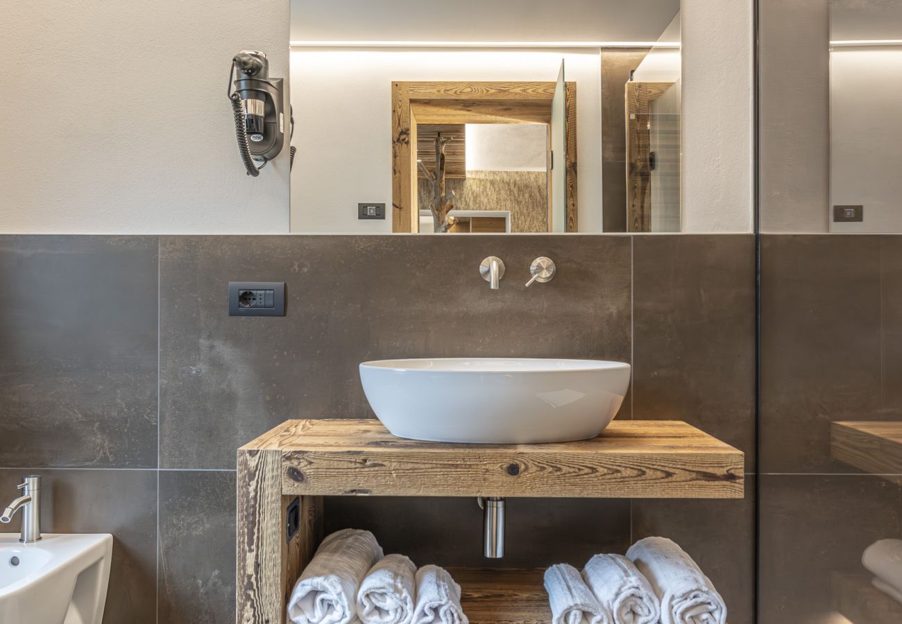 Ferienwohnung in Auronzo di Cadore - Salvans Wellness - Antracite Zimmer