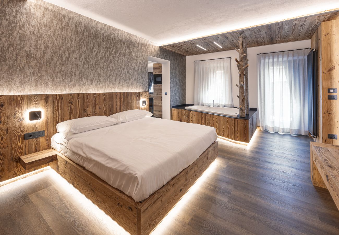 Ferienwohnung in Auronzo di Cadore - Salvans Wellness - Antracite Zimmer