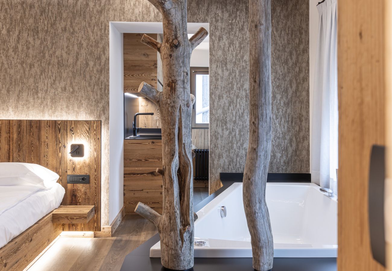 Ferienwohnung in Auronzo di Cadore - Salvans Wellness - Antracite Zimmer
