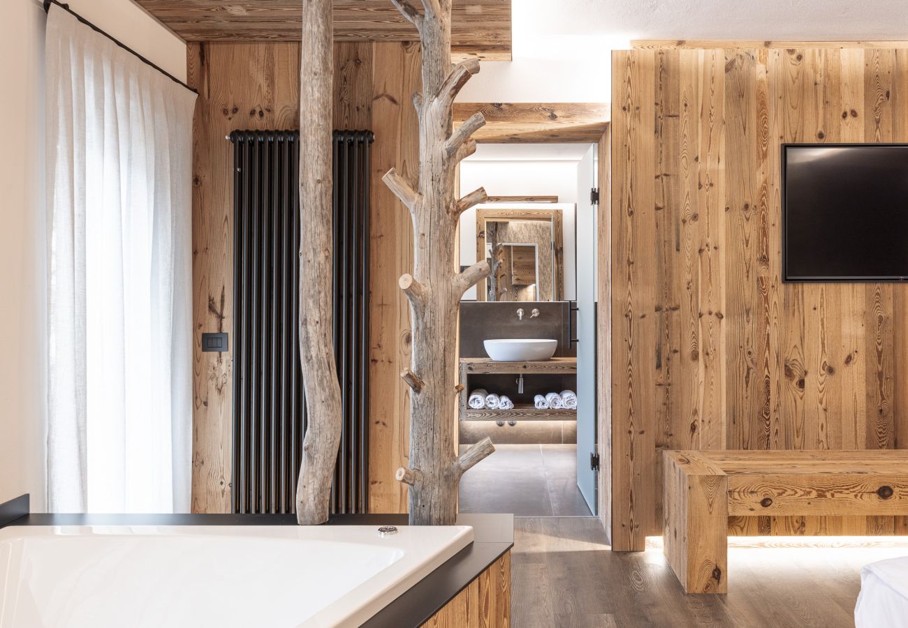 Ferienwohnung in Auronzo di Cadore - Salvans Wellness - Antracite Zimmer