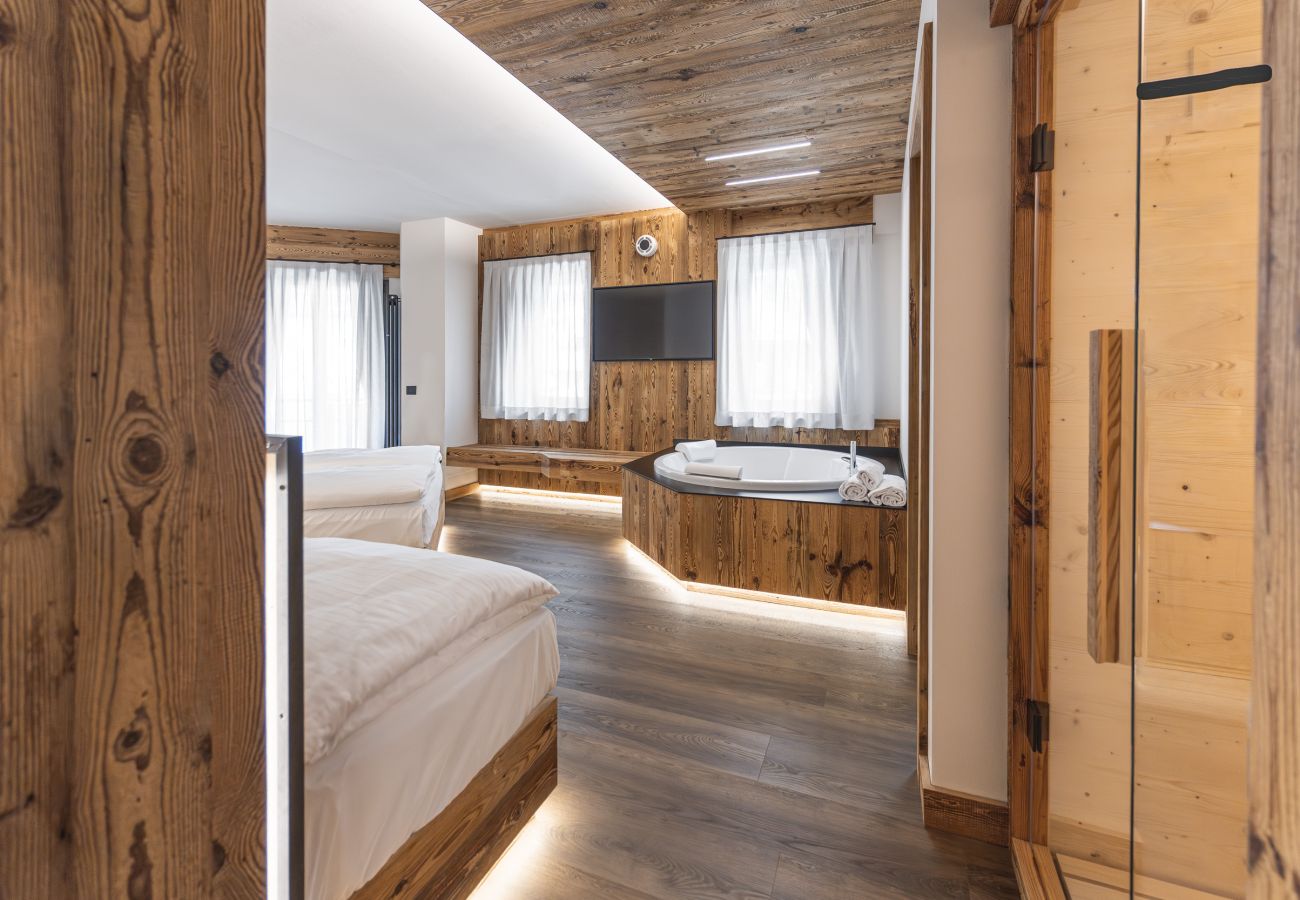 Ferienwohnung in Auronzo di Cadore - Salvans Wellness - Aurum Zimmer