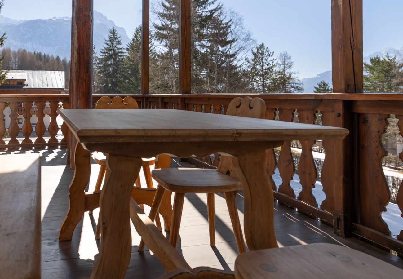 Ferienwohnung in Cortina d´Ampezzo - Casa Amalia mit Panoramaterrasse