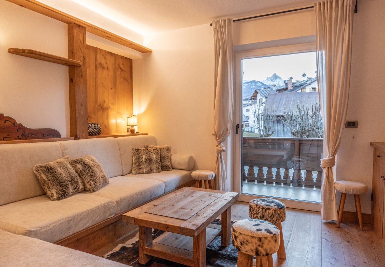Ferienwohnung in Cortina d´Ampezzo - Casa Ampezzo, im Zentrum mit Balkon und Parkplatz