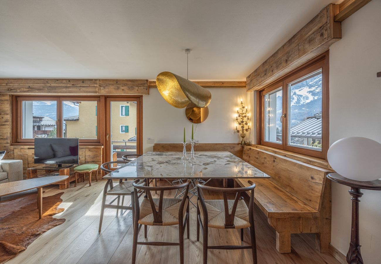Apartment in Cortina d´Ampezzo - Ca' Dolomiti, luxurious, panoramic and close to the center and the slopes