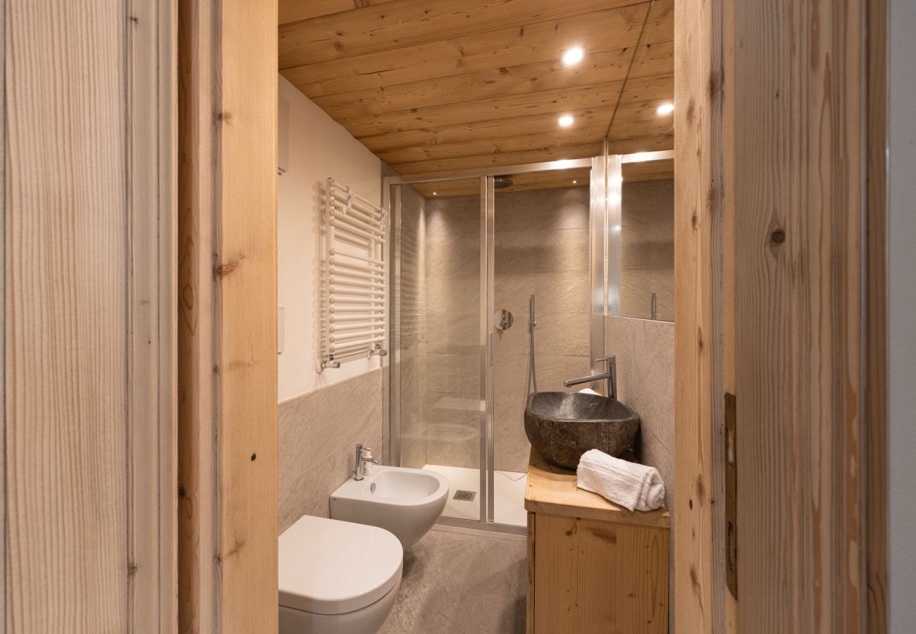 Apartment in Cortina d´Ampezzo - Casa Verocip, a panoramic attic with a view of the Dolomites