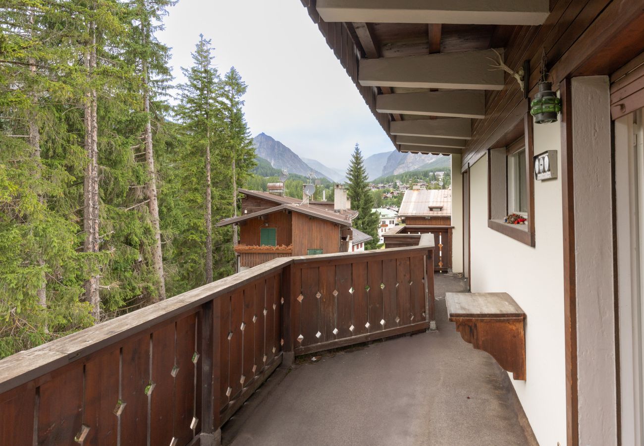 Apartment in Cortina d´Ampezzo - Casa Via dei Prati, large, panoramic and in the center
